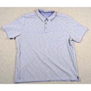 Tommy Bahama Shirt Men XXXL Islandzone Polo UPF 30 Heathered‎ Frayed Edges